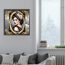 Load image into Gallery viewer, Noblewoman-Woman 30*30CM(Canvas) Full Round Drill Diamond Painting