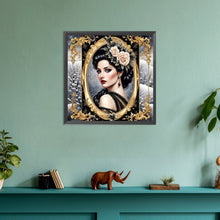 Load image into Gallery viewer, Noblewoman-Woman 30*30CM(Canvas) Full Round Drill Diamond Painting
