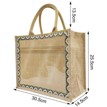 Load image into Gallery viewer, Linen Tote Bags Waterproof Daily Utility Bag for Grocery/School/Travel/Study/Gym