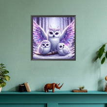 Load image into Gallery viewer, Shining Owl 30*30CM(Canvas) Full Round Drill Diamond Painting