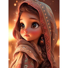 Load image into Gallery viewer, Exotic Little Girl 30*40CM(Canvas) Full Round Drill Diamond Painting