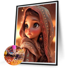 Load image into Gallery viewer, Exotic Little Girl 30*40CM(Canvas) Full Round Drill Diamond Painting