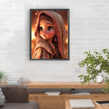 Load image into Gallery viewer, Exotic Little Girl 30*40CM(Canvas) Full Round Drill Diamond Painting