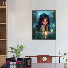 Load image into Gallery viewer, Girl In The Lake 40*50CM(Picture) Full Round Drill Diamond Painting