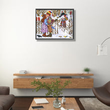 Load image into Gallery viewer, Kissing In The Snow 50*40CM(Picture) Full Round Drill Diamond Painting