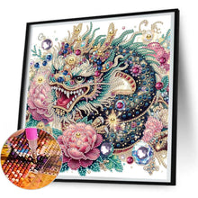 Load image into Gallery viewer, Gorgeous Dragon 30*30CM(Canvas) Partial Special Shaped Drill Diamond Painting