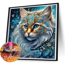 Load image into Gallery viewer, Jewel Cat 30*30CM(Canvas) Full Round Drill Diamond Painting