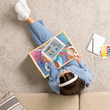 Load image into Gallery viewer, Diamond Painting Dinning Table Tray with Handle for Serving Food (Unicorn)