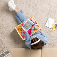 Load image into Gallery viewer, Diamond Painting Dinning Table Tray with Handle for Serving Food (Butterfly)