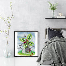 Load image into Gallery viewer, Joy Sunday - Four Seasons Windmill - Summer - 25*31CM 14CT 2 Stamped Cross Stitch
