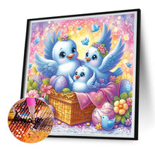 Load image into Gallery viewer, Blue Bird 30*30CM(Canvas) Full Round Drill Diamond Painting