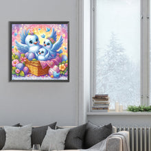 Load image into Gallery viewer, Blue Bird 30*30CM(Canvas) Full Round Drill Diamond Painting