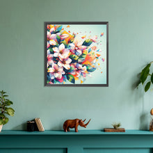 Load image into Gallery viewer, Particle Flower 30*30CM(Canvas) Full Round Drill Diamond Painting
