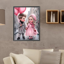 Load image into Gallery viewer, Sweet Couple 30*40CM(Canvas) Full Round Drill Diamond Painting