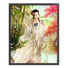 Load image into Gallery viewer, Yishu - Ancient Style Girl - 40*50CM 11CT 3 Stamped Cross Stitch