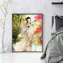 Load image into Gallery viewer, Yishu - Ancient Style Girl - 40*50CM 11CT 3 Stamped Cross Stitch