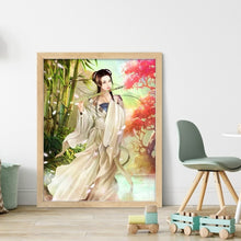Load image into Gallery viewer, Yishu - Ancient Style Girl - 40*50CM 11CT 3 Stamped Cross Stitch