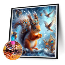 Load image into Gallery viewer, A Squirrel With An Atmosphere 30*30CM(Canvas) Full Round Drill Diamond Painting