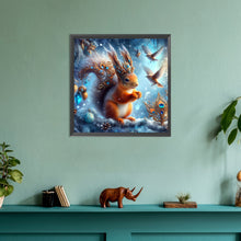 Load image into Gallery viewer, A Squirrel With An Atmosphere 30*30CM(Canvas) Full Round Drill Diamond Painting