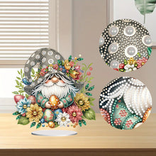 Load image into Gallery viewer, Special Shape Cute Gnome Table Top Diamond Painting Ornament Kits (Gold Egg)
