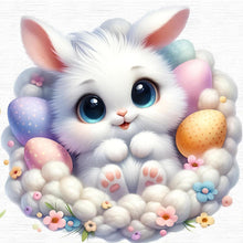 Load image into Gallery viewer, Easter Bunny 30*30CM(Canvas) Full Round Drill Diamond Painting