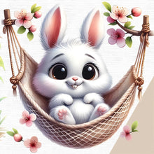 Load image into Gallery viewer, Easter Bunny 30*30CM(Canvas) Full Round Drill Diamond Painting