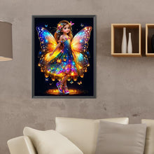 Load image into Gallery viewer, Little Butterfly Fairy 30*40CM(Canvas) Full Round Drill Diamond Painting
