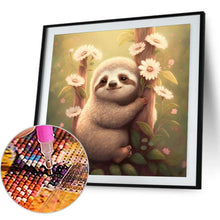 Load image into Gallery viewer, Sloth In A Tree 30*30CM(Canvas) Full Round Drill Diamond Painting