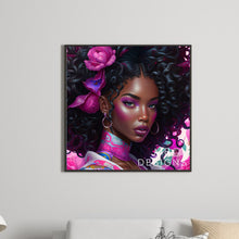 Load image into Gallery viewer, Girl 30*30CM(Canvas) Full Round Drill Diamond Painting