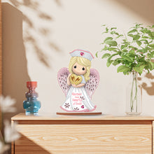Load image into Gallery viewer, Special Shape Desktop Diamond Art Kits Nurse Angel Desktop Art (Nurse Angel)
