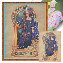 Load image into Gallery viewer, Yishu - Girl - 40*56CM 11CT 3 Stamped Cross Stitch