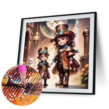 Load image into Gallery viewer, Cartoon Girl 50*50CM(Canvas) Full Round Drill Diamond Painting