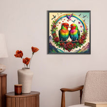 Load image into Gallery viewer, Parrot With Rainbow Wings 30*30CM(Canvas) Full Round Drill Diamond Painting