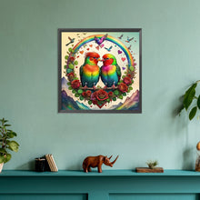 Load image into Gallery viewer, Parrot With Rainbow Wings 30*30CM(Canvas) Full Round Drill Diamond Painting