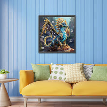 Load image into Gallery viewer, Dragon 30*30CM(Canvas) Partial Special Shaped Drill Diamond Painting