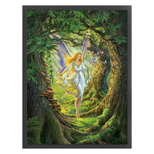 Load image into Gallery viewer, Yishu - Fairy In The Forest - 50*65CM 11CT 3 Stamped Cross Stitch