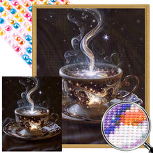 Load image into Gallery viewer, Magic Coffee Cup 40*50CM(Picture) Full Round Drill Diamond Painting