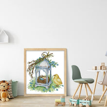 Load image into Gallery viewer, Joy Sunday - Bird And Lantern - 27*30CM 14CT 2 Stamped Cross Stitch