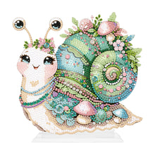 Load image into Gallery viewer, Special Shaped Handmade Desktop Diamond Art Kits for Home Office Decor (Snail)
