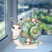 Load image into Gallery viewer, Special Shaped Handmade Desktop Diamond Art Kits for Home Office Decor (Snail)