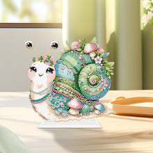 Load image into Gallery viewer, Special Shaped Handmade Desktop Diamond Art Kits for Home Office Decor (Snail)