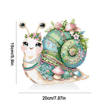 Load image into Gallery viewer, Special Shaped Handmade Desktop Diamond Art Kits for Home Office Decor (Snail)