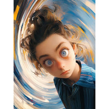 Load image into Gallery viewer, Little Girl 30*40CM(Canvas) Full Round Drill Diamond Painting