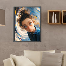 Load image into Gallery viewer, Little Girl 30*40CM(Canvas) Full Round Drill Diamond Painting