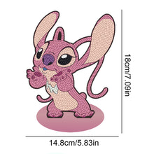 Load image into Gallery viewer, Special Shaped Wooden Stitch Desktop Diamond Painting Art for Home Decor (Pink)