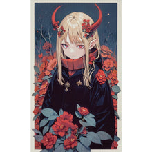 Load image into Gallery viewer, Yishu - Girl - 50*80CM 11CT 3 Stamped Cross Stitch