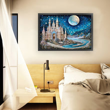 Load image into Gallery viewer, Yishu - Moonlit Castle - 60*40CM 11CT 3 Stamped Cross Stitch