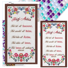 Load image into Gallery viewer, Home Blessings 40*70CM(Canvas) Full Round Drill Diamond Painting