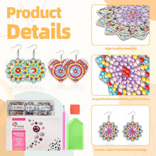 Load image into Gallery viewer, 8 Pairs Double Sided Diamond Painting DIY Earring Making Kit for Women Girls