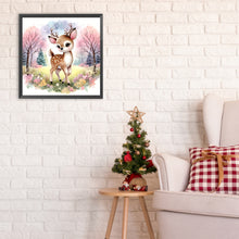 Load image into Gallery viewer, Spring Elk 30*30CM(Canvas) Full Round Drill Diamond Painting